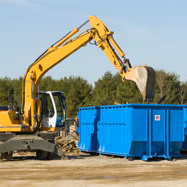 how does a residential dumpster rental service work in Van Tassell